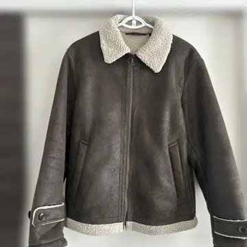 브라운 보아 자켓