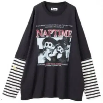Nissy Naptime 페이크 레이어드 LONG T-SHIRTS