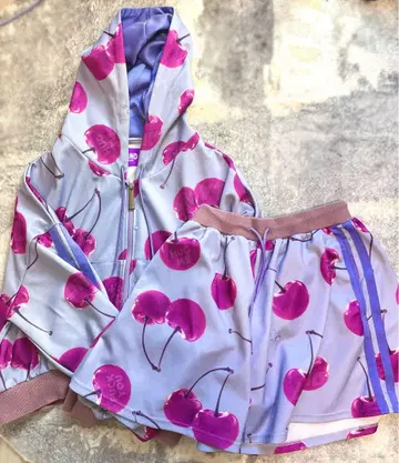 landbyMILKboy 체리 후드티 셋업