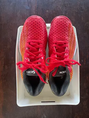 스릭슨 25cm 테니스화 레드/오렌지