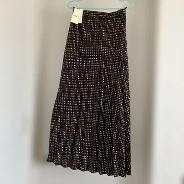 컬러풀 플리츠 스커트