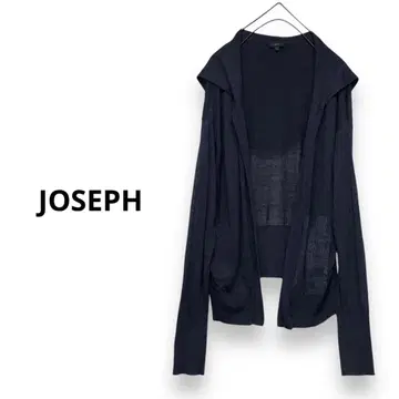 JOSEPH 린넨 가디건 후드 부착 가디건