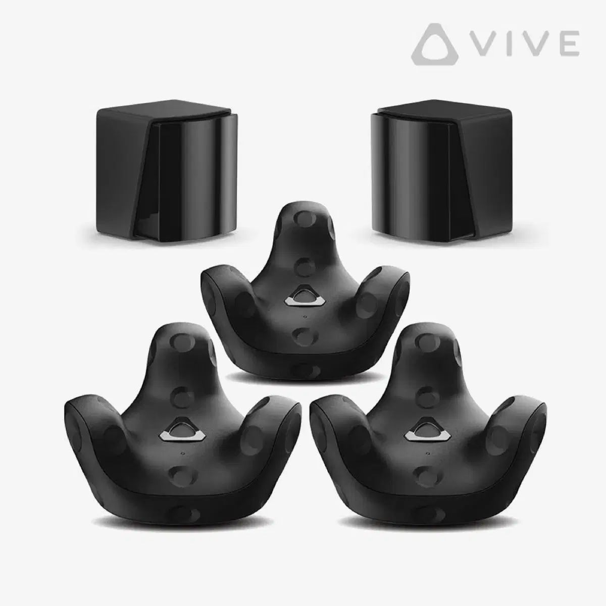3 HTC Vive Trackers, 2 Base Stations, Full Tracker Vive