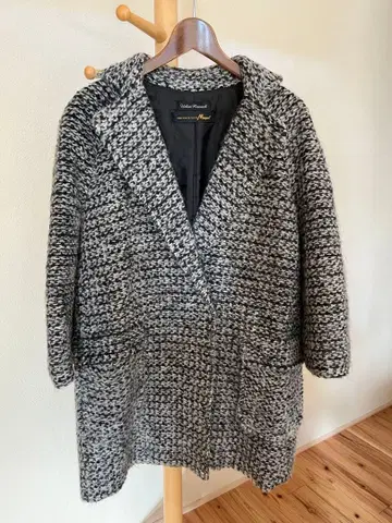 [ 새상품급 ] URBAN RESEARCH/트위드 더블 브레스트 코트