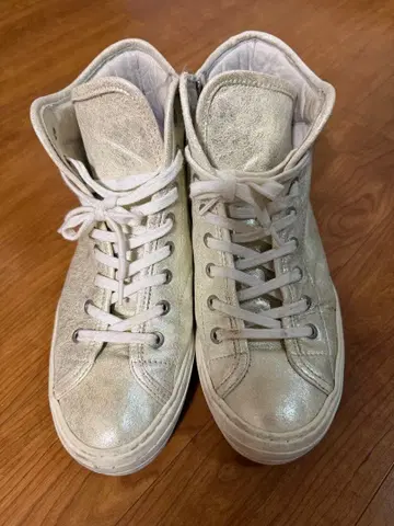 EXTRAXIII 골드 스니커즈 24cm