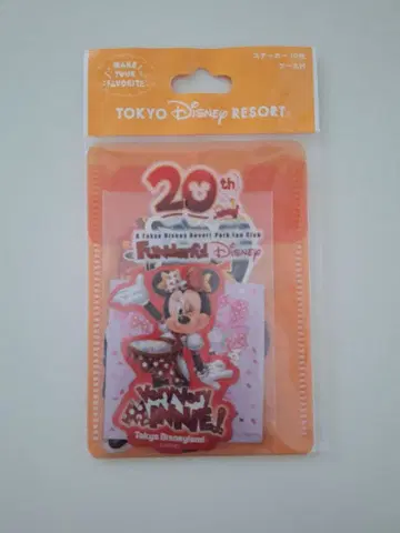 [ 새상품 ] 도쿄 디즈니 리조트 팬클럽 10종 아트 디자인 스티커