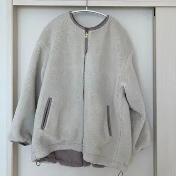 글로벌 워크 리버서블 보아 블루종