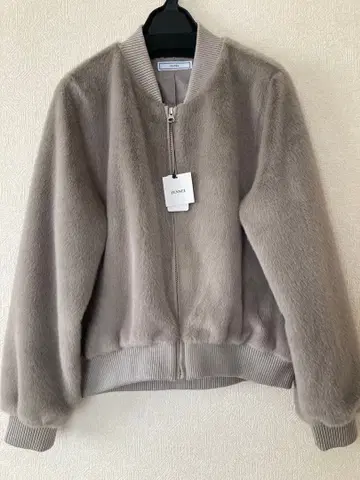 새상품 야마다야 FENNEL 페넬 집업 퍼 블루종 그레이