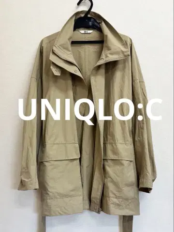 유니클로C 스탠드 카라 오버 사이즈 코트 S