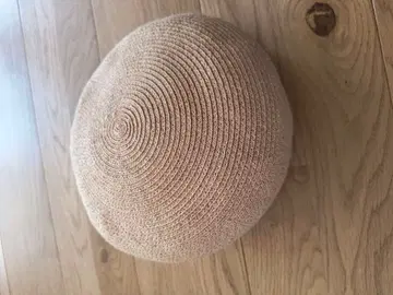 베이지 스트로우 베레모