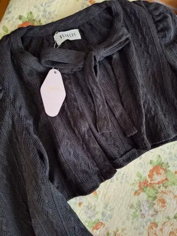 택 포함! Bubbles 퍼프 슬리브 볼레로