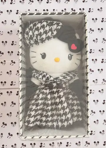 헬로키티 벌스데이 인형 ( 흑백 걸리시 쌍둥이 코디 )