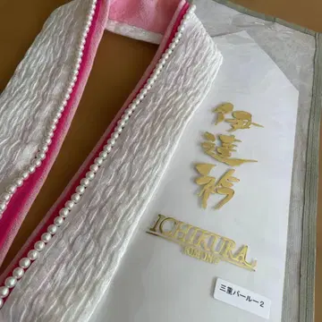 ICHIKURA 레이어트 카라 화이트 핑크 미에 펄