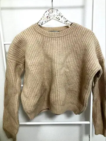 VONDEL 베이지 니트 스웨터 사이즈 S