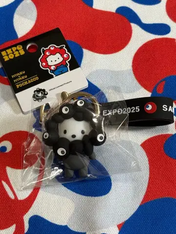 산리오 블랙 미야쿠 키링 만박 한정판 포차코 미야쿠미야쿠