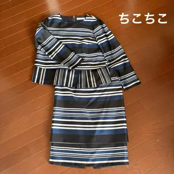 오늘 내일 한정! 어도어 새상품급! 스트라이프 페플럼 셋업