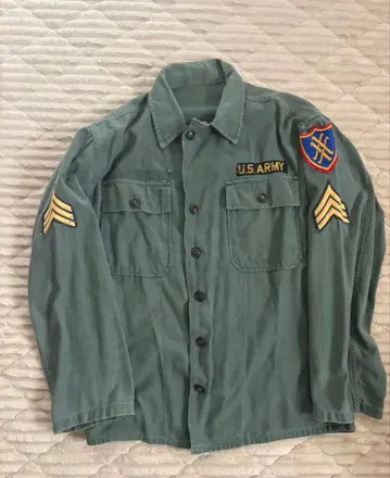 50s US ARMY 유틸리티 셔츠 1st 통소매