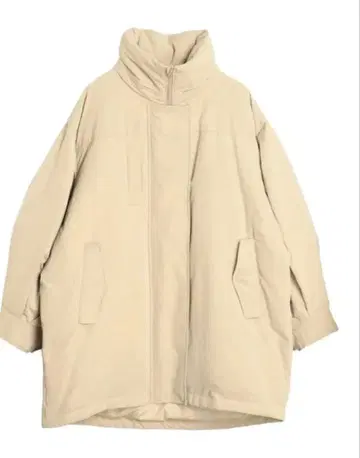 LAGUNAMOON 아라이 다운 후드 코트 베이지