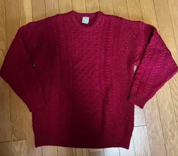 인버아란 니트 스웨터