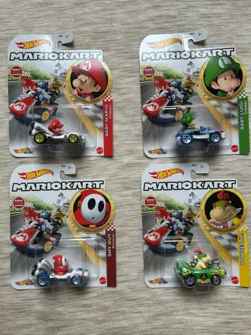 마리오 카트 미니카 세트 4종