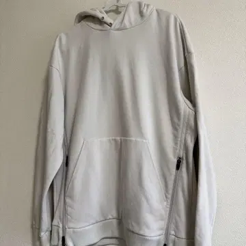 에이플러스 도쿄 화이트 후드 맨투맨 후드 부착 사이즈 2