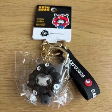 산리오 블랙 미야쿠미야쿠 만박 쿠로미 키링