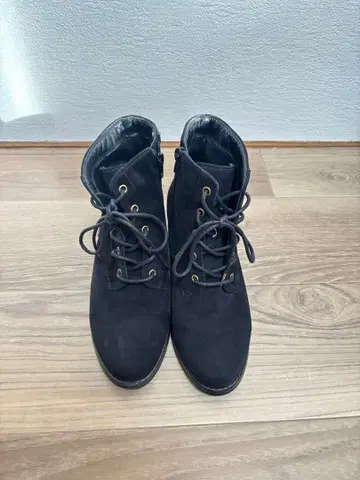 [ 새상품급 ] JELLY BEANS 레이스업 부츠 M 사이즈 블랙
