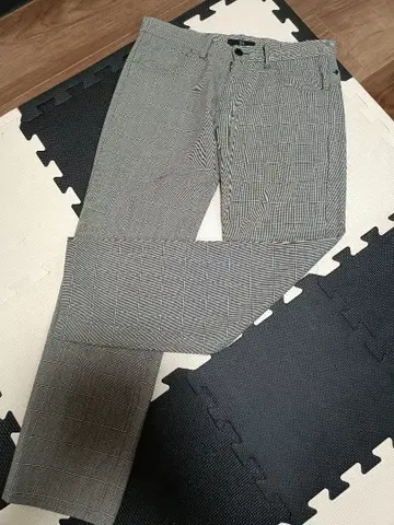 와이즈 Y's 7부 기장 그레이 슬랙스