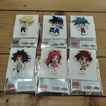 베이블레이드 아크릴 쁘띠 스탠드 6종 컴프 세트