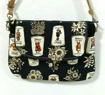 빅 사이즈 플랩 스마트폰 숄더백 fortune 패턴 핸드메이드