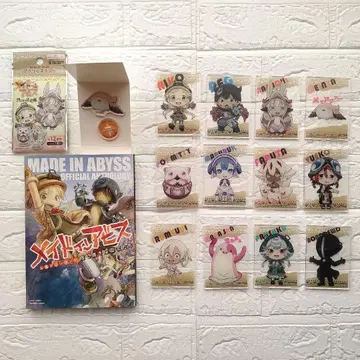 메이드 인 어비스 아크릴 카드 & 스탠드 공식 앤솔로지 세트