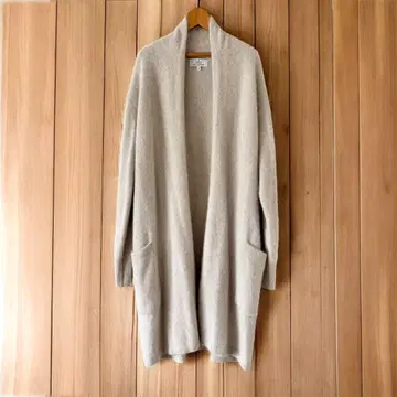 wb 비기 롱 니트 가디건 폭스 고급