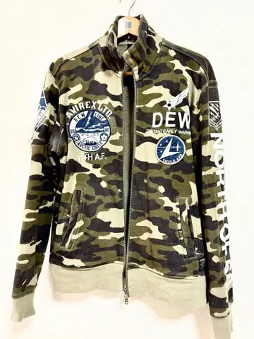 아비렉스 롱 슬리브 패치 집업 맨투맨 XL 사이즈