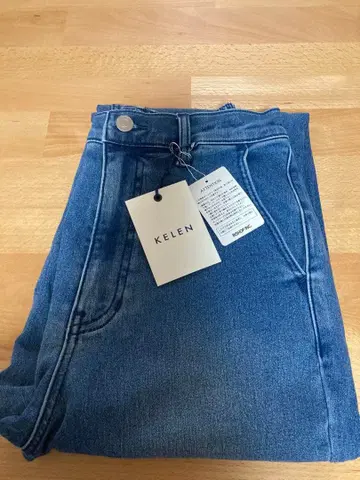 kelen 데님 청바지 속기모