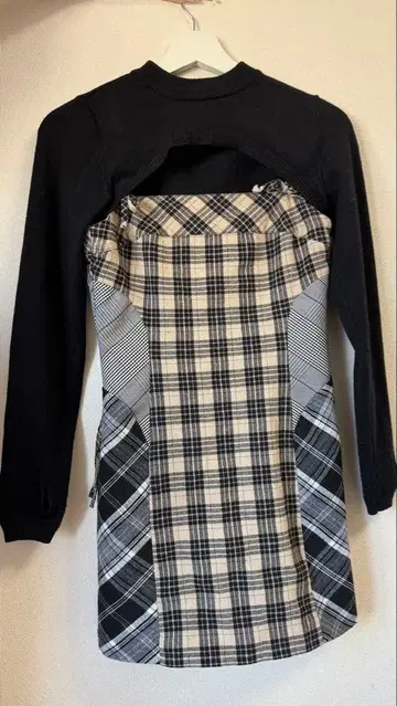 andmary 미니 원피스 체크