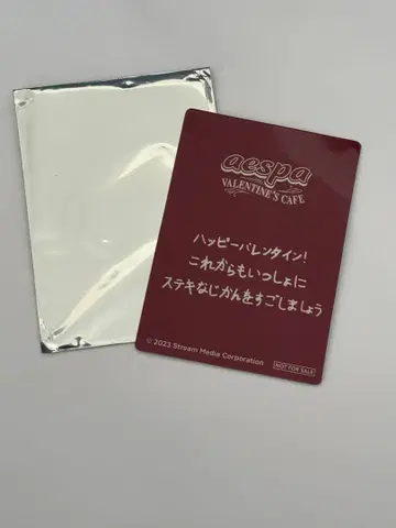 aespa 윈터 발렌타인 랜덤