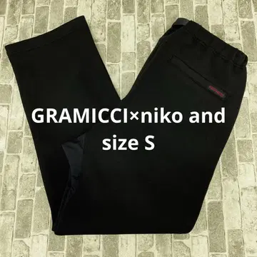 N18 그라미치 x 니코앤드 여성용 테크 니트 팬츠 S 블랙