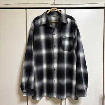 caltop 옴브레 체크 셔츠 2XL