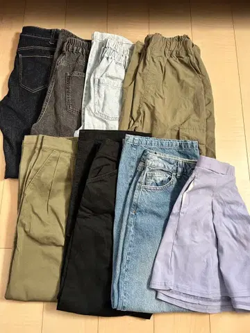 S 사이즈 바지 세트