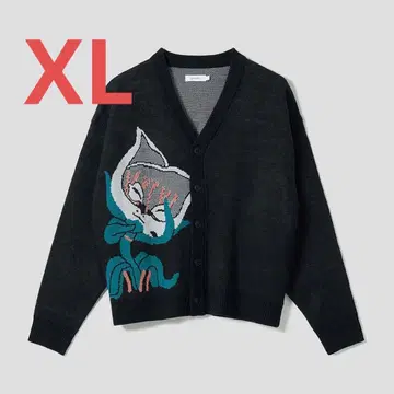 죠죠의 기묘한 모험 그라니프 니트 가디건 고양이풀 XL 사이즈