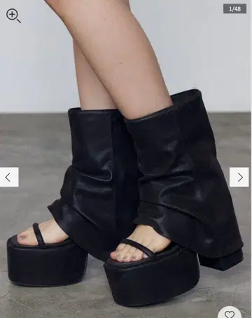 EMODA 에모다 커버 벌키 샌들 블랙 L 24.5cm