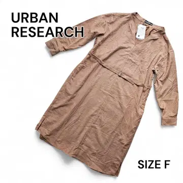 새상품 URBAN RESEARCH 페이크 스웨이드 원피스 모카 F
