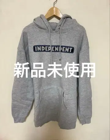 레어 INDEPENDENT 그레이 후드티