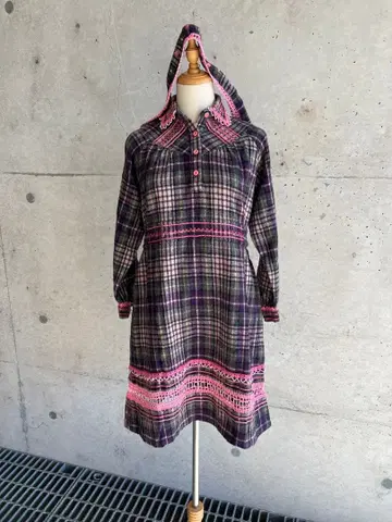 [ Used ] 체크 무늬가 귀여운 로리안 원피스