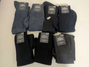 125 HALISON 하리슨 일본제 삭스 양말 7족 세트 미사용