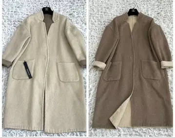 미즈이로 인드 새상품 2way 리버서블 리버코트