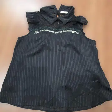 엑시즈팜 상의 슬리브리스 레트로 y2k 페어리 그런지