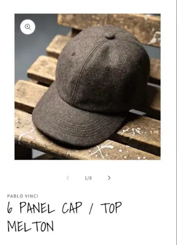 PABLO VINCI 6 PANEL CAP / MELTON