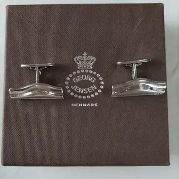 Georg Jensen 실버 커프 링크스