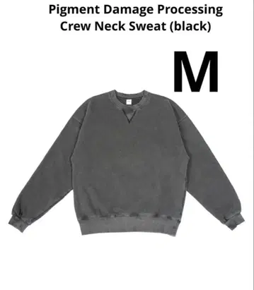OVY Pigment DamageProcessing Sweat M 블랙